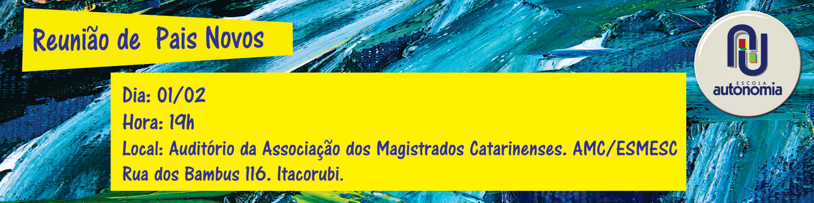 Reunião Pais Novos
