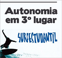 Autonomia em 3º lugar Surfestudantil